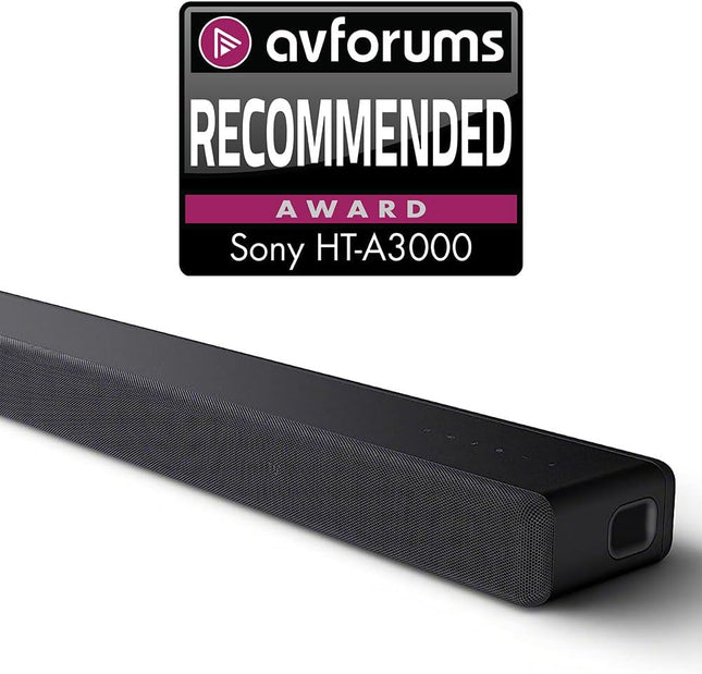 Sony HT-A3000 3.1 ch Dolby Atmos Soundbar for TV, with built-in subwoofer, 360 Spatial Sound Mapping, works with Alexa and Google Assistant