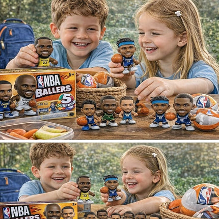 ZURU 5 Surprise NBA Ballers Series 2 Official NBA Collectible Figures & Accessories – Surprise Unboxing Basketball Sports Toy (4 Capsules)