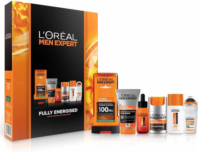 L'OREAL MEN EXPERT Fully Energised 6-Piece Skincare Gift Set for Men