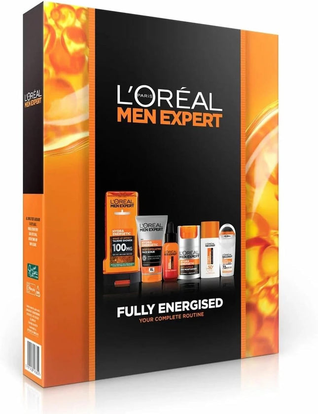 L'OREAL MEN EXPERT Fully Energised 6-Piece Skincare Gift Set for Men